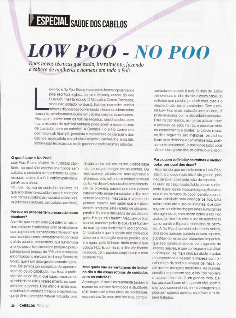 Revista Cabelos Fio a Fio - Pág. 30 - Outubro 2015